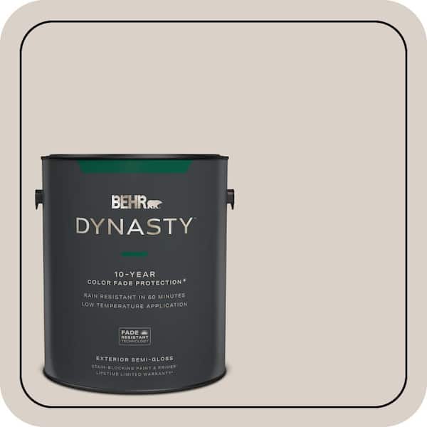 BEHR DYNASTY 1 gal. #N180-2 Jodhpur Tan Semi-Gloss Exterior Stain-Blocking Paint & Primer