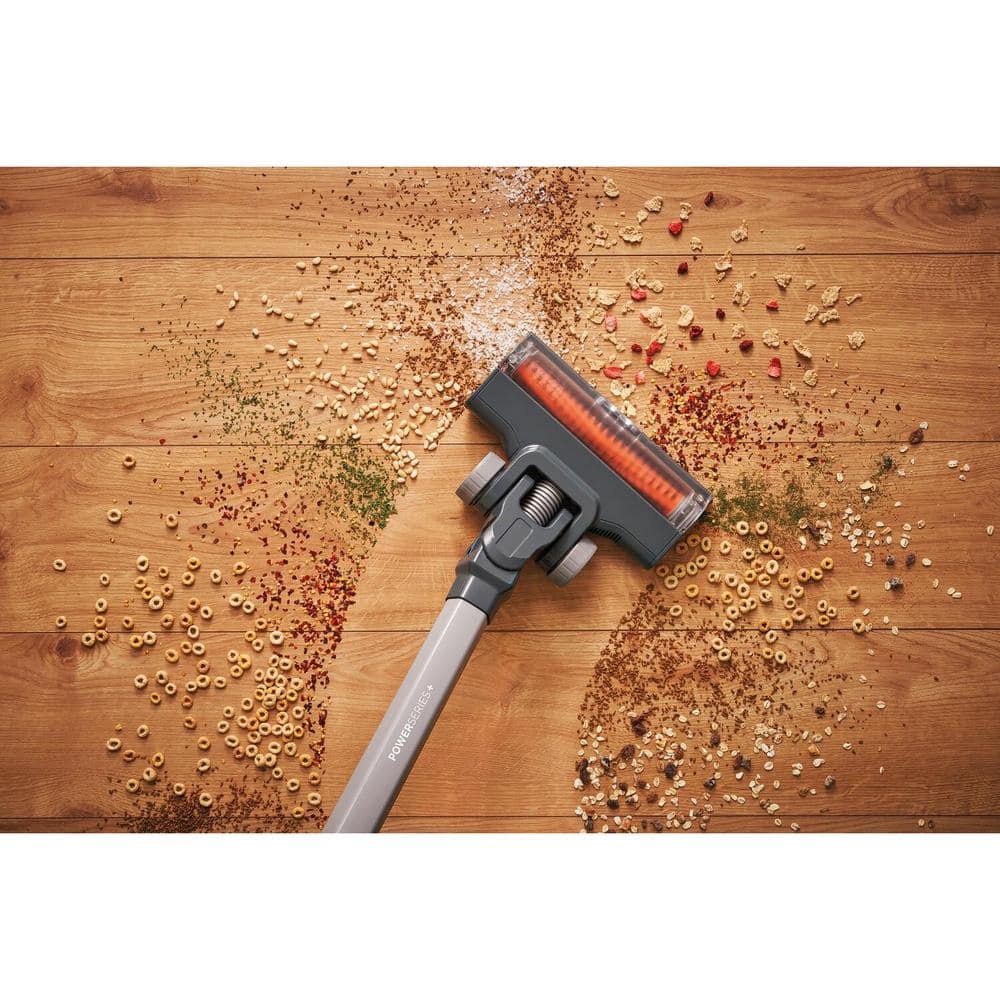 Gray Convertible Bagless Cordless Stick Vacuum with LED Lights