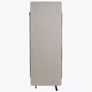 Reclaim 66 in. Misty Gray 1-Expansion Panel Room Divider
