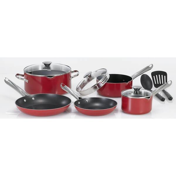 WearEver Cook and Strain 12 Piece Cookware Set-DISCONTINUED