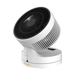 10 in. 3-speed Oscillating Desk Fan with Remote Control
