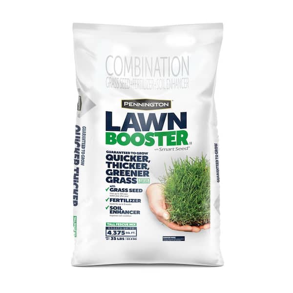 Pennington Lawn Booster Tall Fescue 35 lb. 4,375 sq. ft. Grass Seed with Lawn Fertilizer and Soil Enhancers