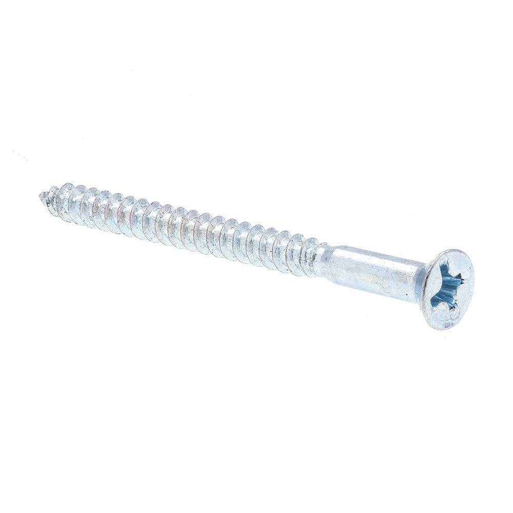 "#6 x 1-3/4 in. Zinc Plated Steel Phillips Drive Flat Head Wood Screws (50-Pack)" price history on PriceWatchPro