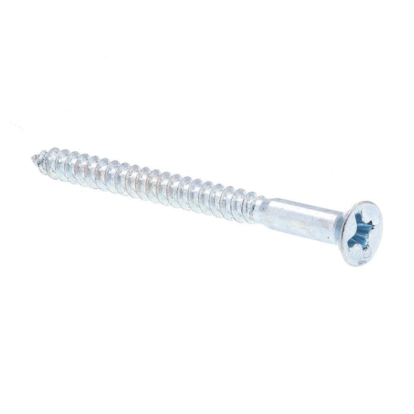Prime-Line #6 x 1-3/4 in. Zinc Plated Steel Phillips Drive Flat Head Wood Screws (50-Pack)