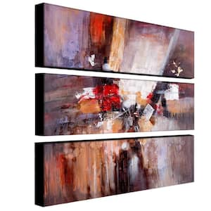 Unframed Cube Abstract II 3-Piece Art Print 2in. x 10in .