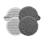 Steam and Scrub Dirt Grip Soft Scrub and Dusting 4-Piece Washable Pads