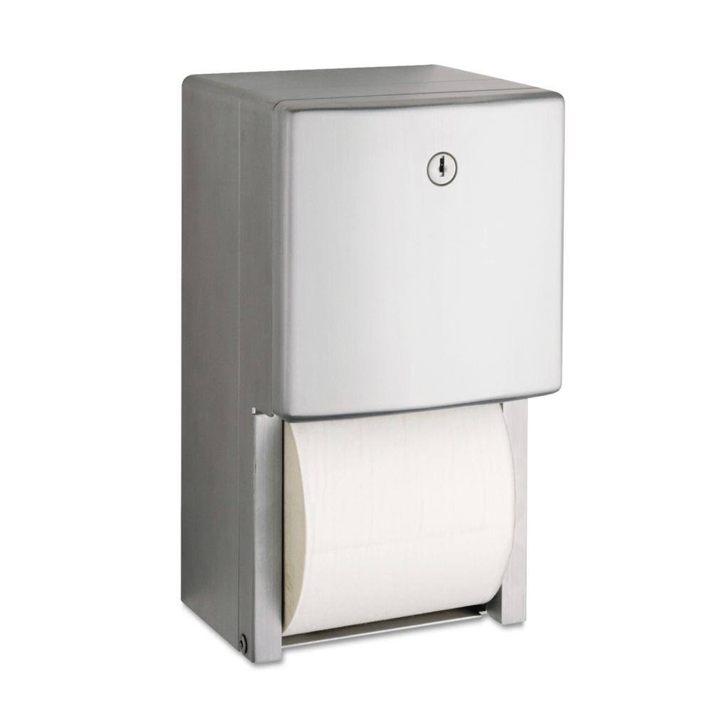 BOBRICK Contura Series 6-1/16 In. X 5-15/16 In. X 11 In. 2-Roll Toilet ...