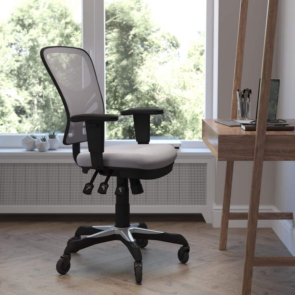 Gray Mesh Office/Desk Chair Table Top Only