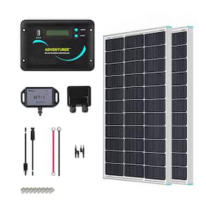 Renogy 100-Watt 12V Monocrystalline Solar Panel Off-Grid Bundle