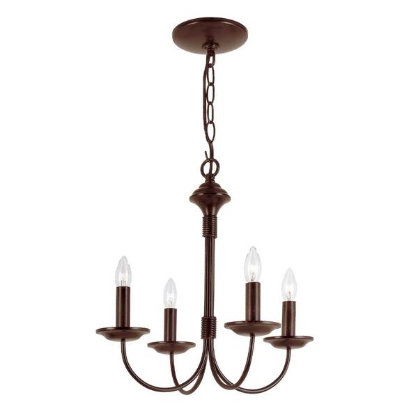 Reviews for Bel Air Lighting Candle 4-Light Oil Rubbed Bronze Farmhouse ...