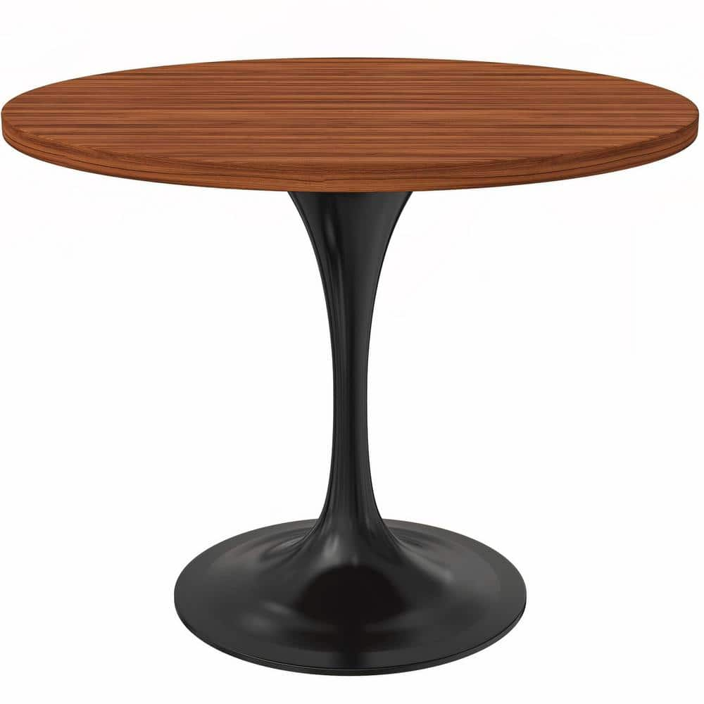 Leisuremod Verve Modern Dining Table with a 36 in. Round MDF Tabletop ...