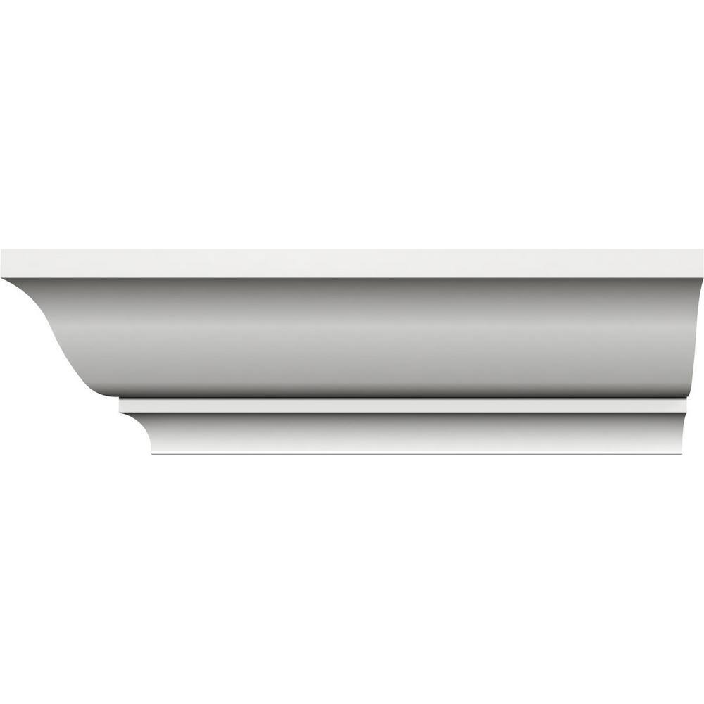 Unfinished PVC Crown Moulding, 96 inches