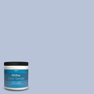 8 oz. #610C-3 Virginia Blue Satin Enamel Interior/Exterior Paint & Primer Color Sample