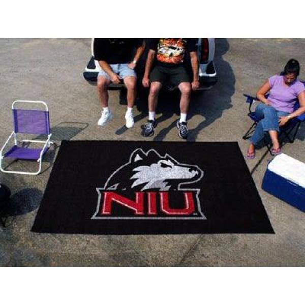 FANMATS Area Rug NCAA University Of North Carolina Charlotte Black 5 Ft.X 6 Ft 
