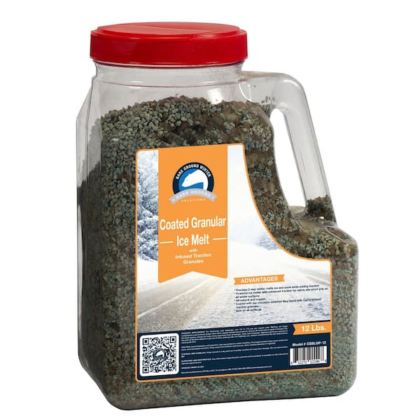 Bare Ground 12 lbs. Shaker Jug of Coated Salt with SlipGrip Traction Granules