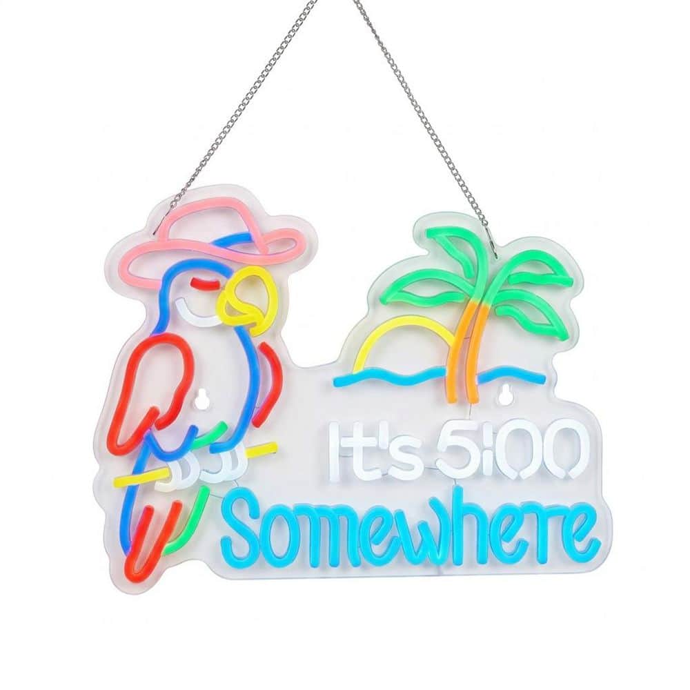 Neon Sign Creative Cowboy Parrot Beer Bar Wall Decor USB Powered Dimmable LED Light Acrylic Board Man Cave price history on PriceWatchPro