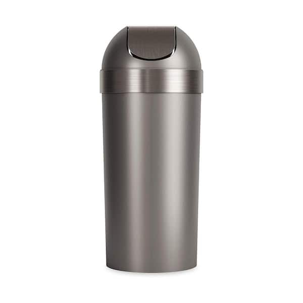 Swing-Top 16.5-Gal. Kitchen Trash Large, Garbage Can for Indoor Or Outdoor Use