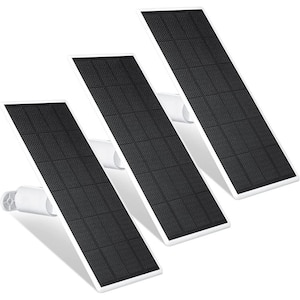 Solar Panel for Google Nest Cam Outdoor or Indoor, Battery - 2.5-Watt Solar Power - Made for Google Nest (3 Pack)