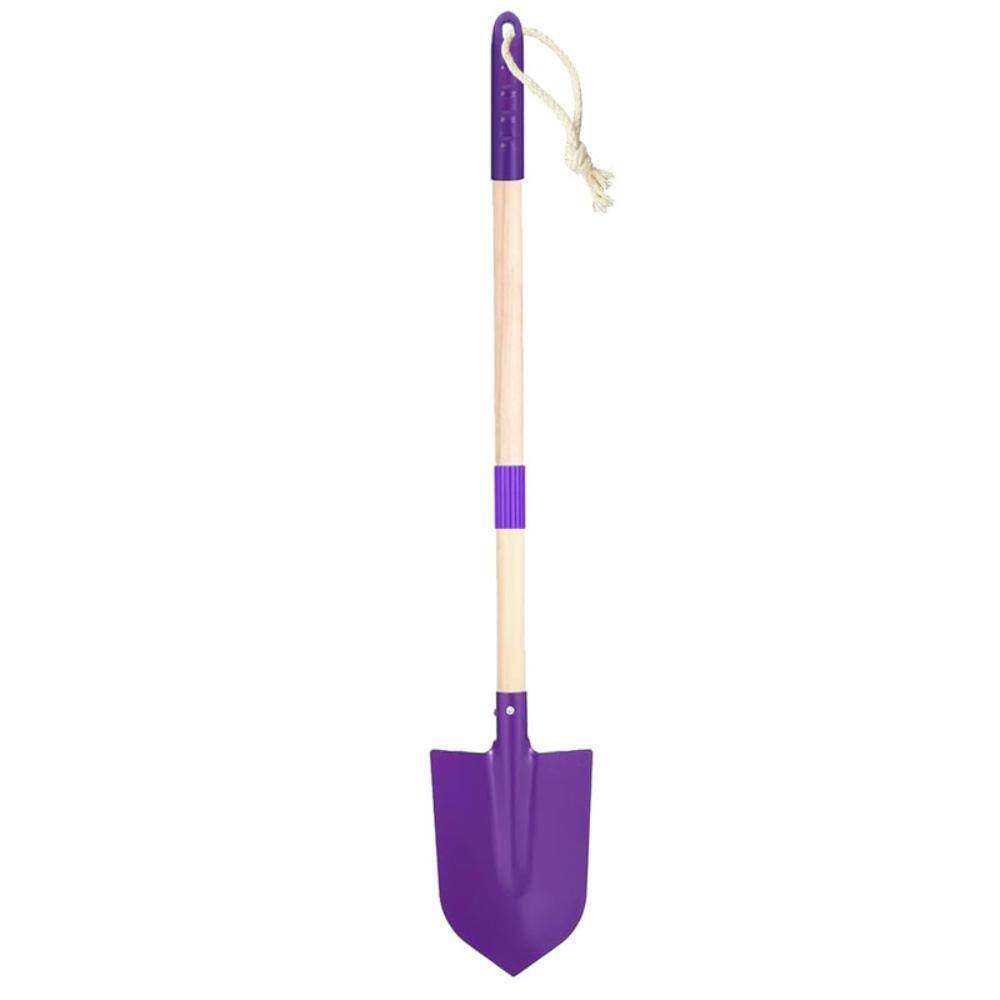 Small Garden Shovel for Kids with Purple Iron Head and Twenty Seven Inch Detachable Wood Handle One Pack price history on PriceWatchPro