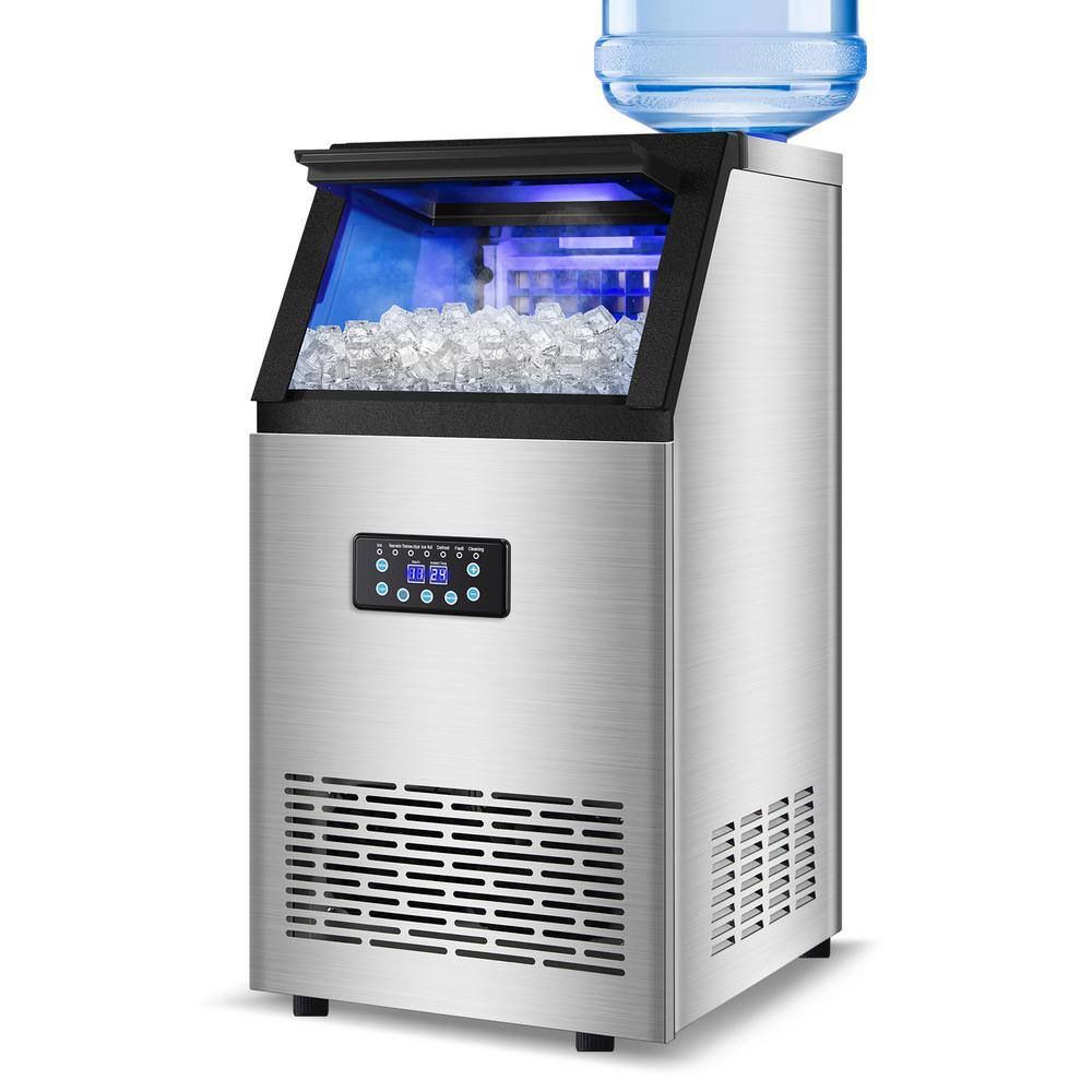thumbnail image 2 of 120LBS/24H Undercounter Commercial Ice Maker - Stainless Steel, Built-In, Full Cube Ice 2 of 6