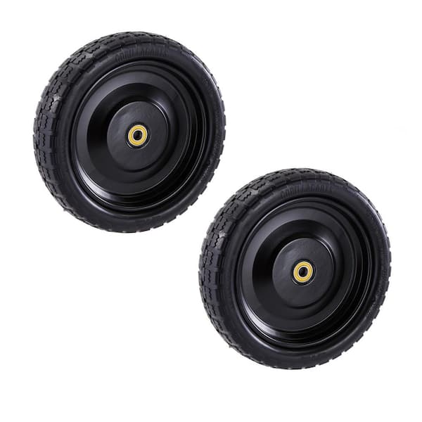GORILLA CARTS 13 in. No Flat Replacement Tire for Gorilla Carts (2-Pack)