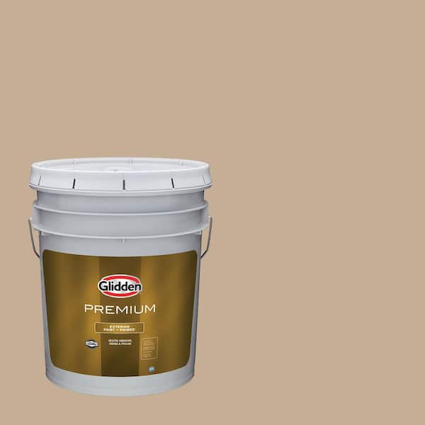 Glidden Premium 5 gal. PPG1077-3 Persuasion Satin Exterior Latex Paint