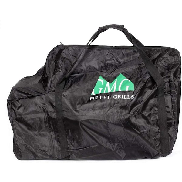 Grill Tote Bag-GMG-6039 Black Carrying Case for Davy Crockett and Trek Prime Pellet Grills-Heavy-Duty and Waterproof