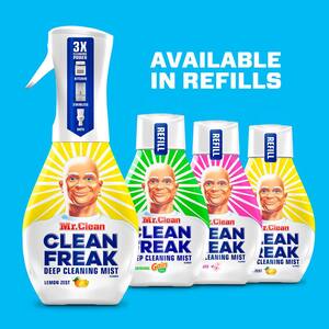 Clean Freak 16 oz. Lemon Zest Scent Deep Cleaning Mist Multi-Surface Spray Starter Kit