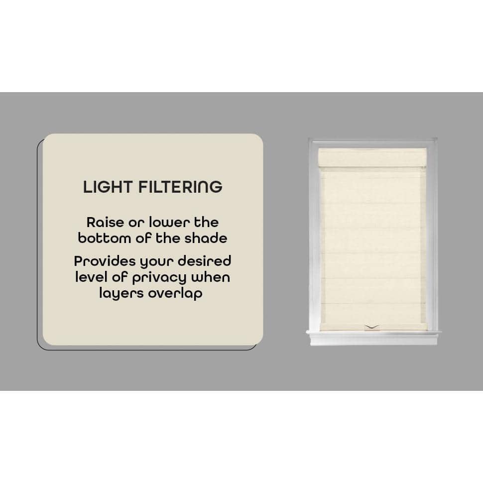 Linen Sheer Cordless Double-Layered Roller Shade