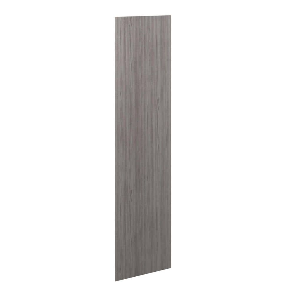 Saratoga Slab 30 in. W x 96 in. H x 0.75 in. D in Greywood Refrigerator End Panel in Assembled Pantry price history on PriceWatchPro