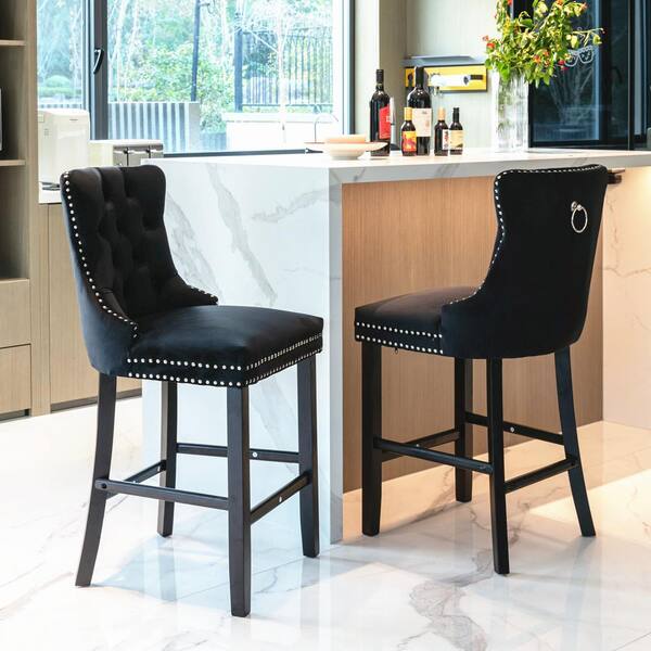 home depot black bar stools