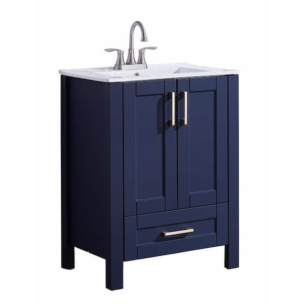 VC CUCINE 24 in. W x 18 in. D x 32in. H Free-standing Single Bathroom ...