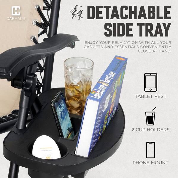 CAPHAUS Folding Zero Gravity Chair, Anti-Gravity Chair with