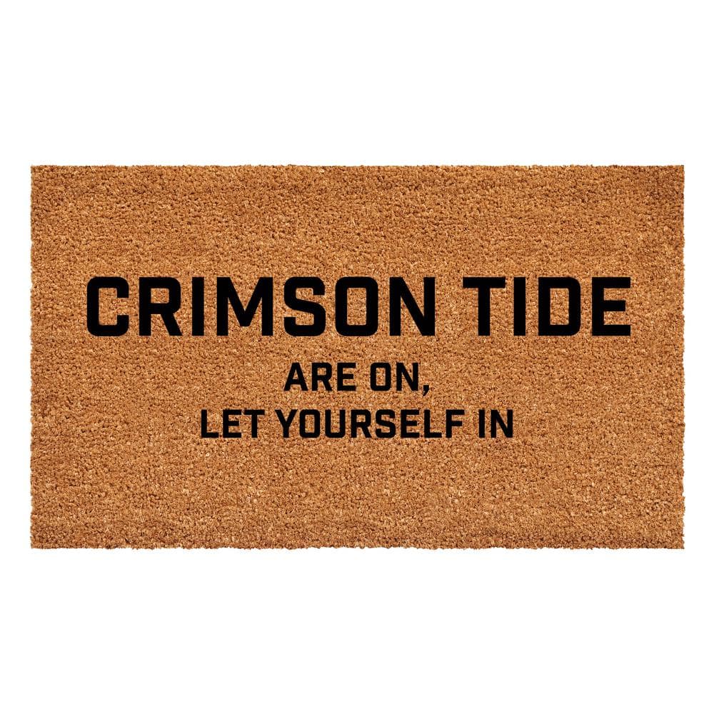 Crimson Tide are on, Let yourself in Door Mat 24 in. x 36 in. price history on PriceWatchPro