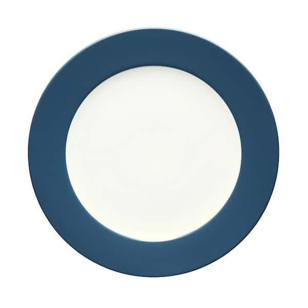 Noritake Colorwave Blue Stoneware Rim Dinner Plate 11 in.