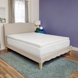 Luxury Extraordinaire 3" Memory Foam Mattress Topper 3 in. Medium No Pocket Gel Memory Foam King Mattress Topper