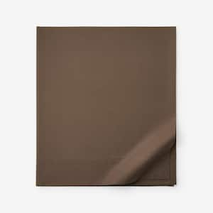 Company Cotton Coffee Cotton Percale King Flat Sheet