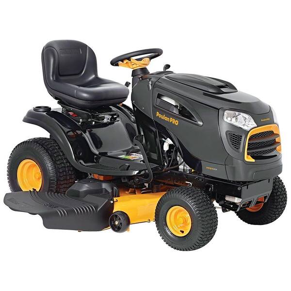 Poulan PRO 54 in. 24 HP Intek V-Twin Briggs & Stratton Automatic Gas Front-Engine Riding Mower Lawn Tractor