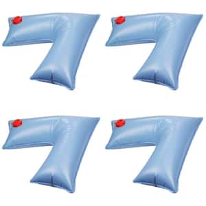 2 ft. x 2 ft. Rectangular Blue Corner Water Tube Winterizing In Ground Pool Cover Weight (4-Pack)