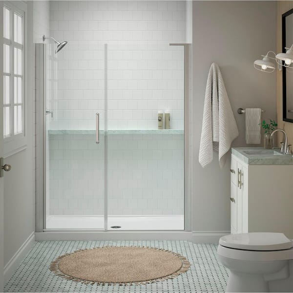 KOHLER Cursiva 4448 W X 78 H Sliding Frameless Shower Door, 47 OFF