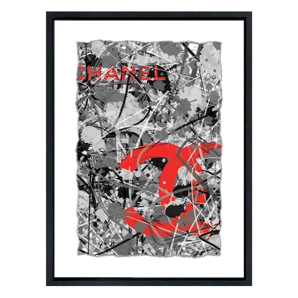 VENICE BEACH Collections Fashion Abstract Design by Fairchild Paris 1 Piece Framed Graphic Print Abstract Poster Art Print 18 in. x 14 in.