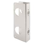 Lock and Door Reinforcer, 5-1/2 in., 2-3/8 in. x 1-3/4 in., Stainless Steel