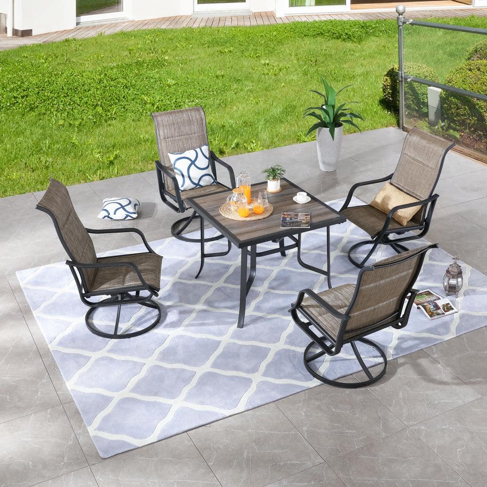 5 piece sling patio set