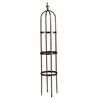 Evergreen Enterprises 60 in. Powder-Coated Steel Garden Obelisk Trellis - Antique Copper PHD080ECM