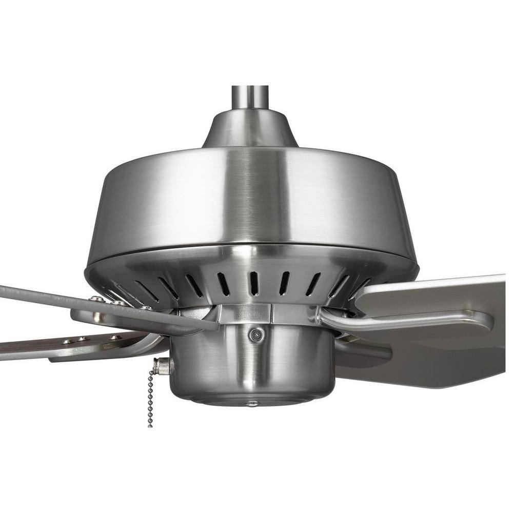 Brushed Nickel 32" 4-Blade Indoor Ceiling Fan with Reversible Blades