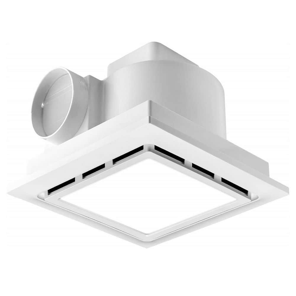 Bathroom Exhaust Fan with LED Light, Ceiling Mount Ventilation, Quiet 1.0 Sones, 118 CFM, 1 Piece price history on PriceWatchPro
