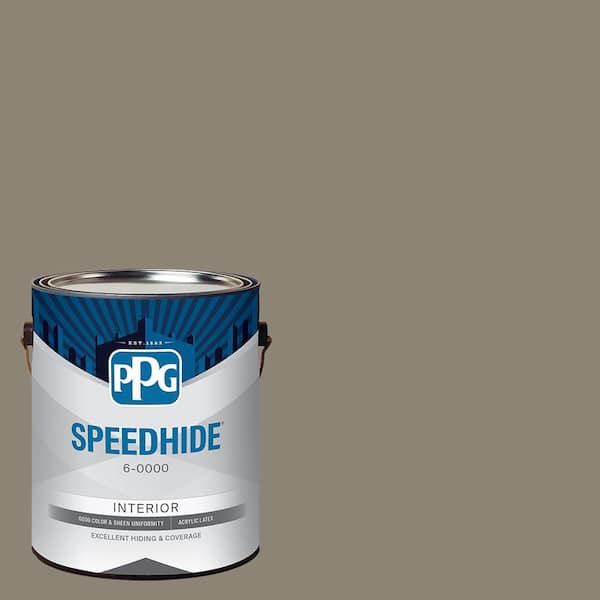 1 gal. PPG1025-5 Dark Ash Semi-Gloss Interior Paint