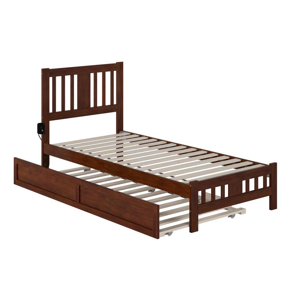AFI Tahoe Twin Extra Long Bed with Footboard and Twin Extra Long