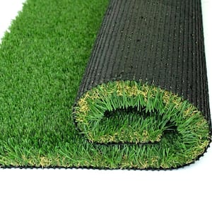 Ultra Thick 1.77 in. Pile Height 6 ft. W x Cut To Length Green Artificial Grass Turf