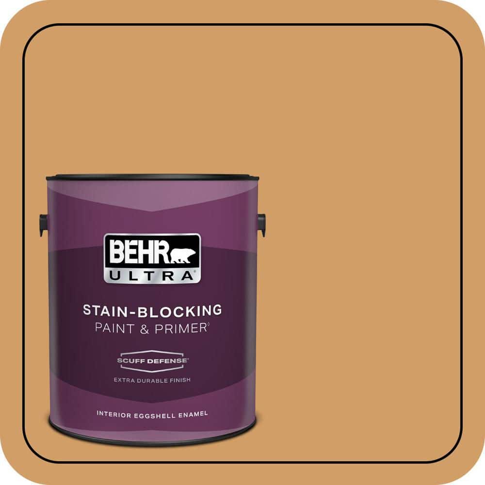 1 gal. #MQ4-08 Golden Aura Extra Durable Eggshell Enamel Interior Paint & Primer price history on PriceWatchPro